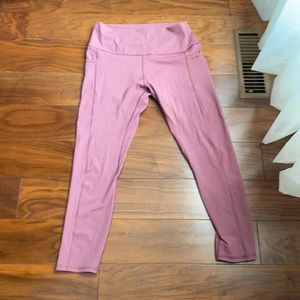 The Great North mauve workout leggings